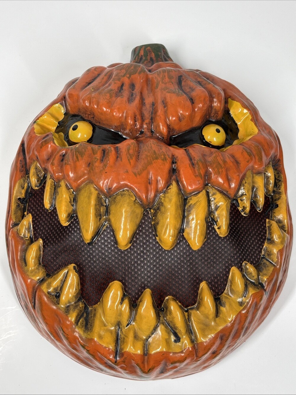 2017 Plastic Jack-O-Lantern Skull Mask Evil Halloween Nightmare Costume Part